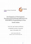 Research paper thumbnail of Development of Participatory Psychosocial Well-being Indicators for IOM-MHPSS Programming in Wau, South Sudan