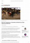 Research paper thumbnail of PriscyllAA & Simon PierreBM Face aux injustices, la Colombie s'enflamme et l'État réprime brutalement