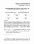 Research paper thumbnail of Tracking and Monitoring of Radioactive Materials in the Commercial Hazardous Materials Supply Chain