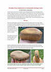 Research paper thumbnail of Wiradjuri Stone Implements at Cootamundra Heritage Centre