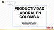 Research paper thumbnail of Productividad laboral