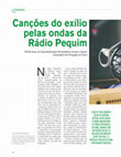 Research paper thumbnail of Canções de Exílio pelas ondas da Rádio Pequim