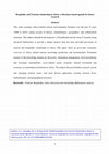 Research paper thumbnail of Hospitality and Tourism Scholarship in Africa: A Literature-Based Agenda for Future Research