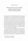 Research paper thumbnail of Változó ipari táj és az ipari örökség megőrzése Magyarországon és Kelet-Közép-Európában