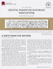 Research paper thumbnail of Digital Indipetae Database Newsletter