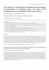 Research paper thumbnail of Palacios Llaque, D and JP Sarmiento Barletti. 2021. 'The meeting of multiple governmentalities and technologies of participation in protected areas: The case of the Amarakaeri Communal Reserve (Peruvian Amazon)', International Forestry Review 23(S1).