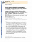 Research paper thumbnail of Functional Variation of the Dopamine D2 Receptor Gene Is Associated with Emotional Control as well as Brain Activity and Connectivity during Emotion Processing in Humans