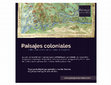 Research paper thumbnail of Paisajes coloniales: redibujando los territorios andinos en el siglo XVII