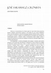 Research paper thumbnail of 2021 - José Saramago, Cronista (Revista de Estudos Saramaguianos, n. 13)