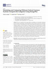 Research paper thumbnail of Simulating and Comparing Different Vertical Greenery Systems Grouped into Categories Using EnergyPlus