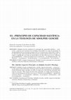 Research paper thumbnail of El «Principio de capacidad salvífica» en la teología de Adolphe Gesché