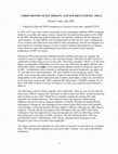 Research paper thumbnail of A BRIEF HISTORY OF HIV THERAPY, AND NEW DRUGS FOR HIV