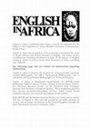 Research paper thumbnail of Special Issue Introduction: 'Sites in Contestation: Reading Contemporary Popular Culture in Africa'