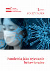 Research paper thumbnail of Pandemia jako wyzwanie behawioralne