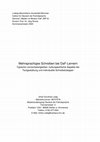 Research paper thumbnail of Mehrsprachiges Schreiben bei DaF-Lernern - Typische Lernschwierigkeiten, kulturspezifische Aspekte der Textgestaltung und individuelle Schreibstrategien