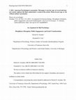 Research paper thumbnail of An Argument for Bad Psychology: Disciplinary Disruption, Public Engagement, and Social Transformation