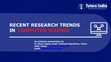 Research paper thumbnail of What are the recent Research on Computer Science Topics for 2021