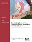 Research paper thumbnail of Disembodying Combat: Female Combatants’ Political Reintegration in Nepal and Colombia