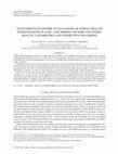 Research paper thumbnail of Outcomes in Economic Evaluations of Public Health Interventions in Low- and Middle-Income Countries: Health, Capabilities and Subjective Wellbeing