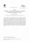 Research paper thumbnail of Forging a cross-boundary discourse: political geography and political science