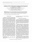 Research paper thumbnail of Synthesis of New 15-Ketosterol Analogues from Ergosterol