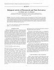 Research paper thumbnail of Biological activity of phytosterols and their derivatives