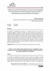 Research paper thumbnail of “¿Dónde está lo que falta?” Representaciones y miradas acerca de la discapacidad en la escuela a partir de las narrativas de familias en lucha por el derecho a la educación inclusiva en la provincia de Buenos Aires (2006-2017)