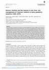 Research paper thumbnail of Doctors, families and the industry in the clinic: the management of 'intersex' children in Swiss paediatric medicine (1945-1970