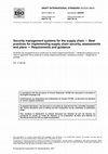 Research paper thumbnail of ISO DIS 28001 2007 Security management systems for the supply chain — Best
practices for implementing supply chain security, assessments
and plans — Requirements and guidance