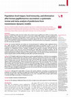 Research paper thumbnail of Population-level impact, herd immunity, and elimination after human papillomavirus vaccination: a systematic review and meta-analysis of predictions from transmission-dynamic models