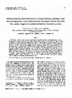 Research paper thumbnail of Simultaneous determination of equivalence volumes and thermodynamic acid dissociation constants from data for the acidic region of potentiometric titration curves