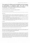 Research paper thumbnail of The meeting of multiple governmentalities and technologies of participation in protected areas: The case of the Amarakaeri Communal Reserve (Peruvian Amazon)