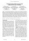 Research paper thumbnail of Web-based testing and self-assessment system implemented with open technologies