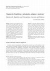 Research paper thumbnail of Maquiavelo. Repúblicas y principados, antiguos y modernos