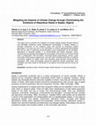 Research paper thumbnail of Mitigating the Impacts of Climate Change through Checkmating the Existence of Hazardous Waste in Ibadan, Nigeria