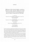 Research paper thumbnail of Reflexiones sobre etnomusicología y enseñanza musical en Chile: segundo simposio del Comité Nacional Chileno del Consejo Internacional para la Música Tradicional (ICTM-Chile)