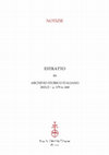 Research paper thumbnail of Estratto Laruffa Archivio Storico Italiano