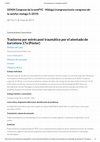 Research paper thumbnail of Trastorno por estrés post traumático por el atentado de Barcelona 17A