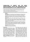 Research paper thumbnail of Correlation of obesity and the novel adipocytokines, leptin and adiponectin with insulin resistance in type 2 diabetes