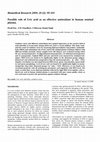 Research paper thumbnail of Possible role of Uric acid as an effective antioxidant in human seminal plasma