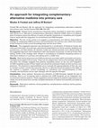 Research paper thumbnail of Referrals for alternative therapies