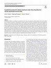 Research paper thumbnail of A predictive protocol to obtain maximum water-free oil production rate for perforated vertical wells