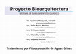 Research paper thumbnail of Bioarquitectura de Baño Seco para la Escuela de Oficios UNC