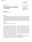 Research paper thumbnail of Detecting astroturf lobbying movements