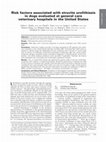 Research paper thumbnail of Risk factors associated with struvite urolithiasis in dogs evaluated at general care veterinary hospitals in the United States