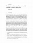 Research paper thumbnail of The Creation and Institutionalization of the Sufi Landscape in Medieval Upper Egypt