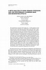 Research paper thumbnail of A META‐ANALYSIS OF WORK DEMAND STRESSORS AND JOB PERFORMANCE: EXAMINING MAIN AND MODERATING EFFECTS