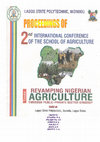 Research paper thumbnail of Health, environment and agricultural technologies: Implications for research and extension in Nigeria