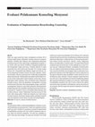 Research paper thumbnail of Evaluasi Pelaksanaan Konseling Menyusui