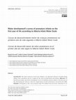 Research paper thumbnail of Motor development’s curves of premature infants on the first year of life according to Alberta Infant Motor Scale